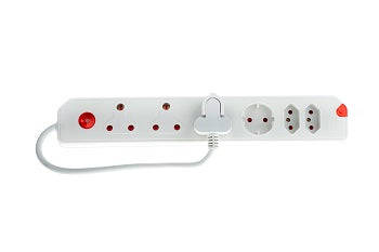 Multiplug 6 Way 3 X16 A 2 X5 A 1 Xsch White