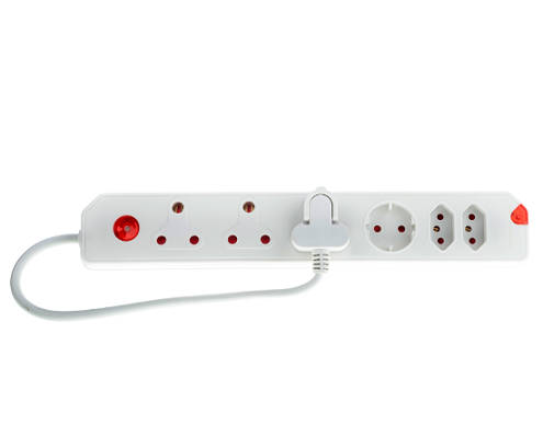 Multiplug 6 Way 3 X16 A 2 X5 A 1 Xsch White