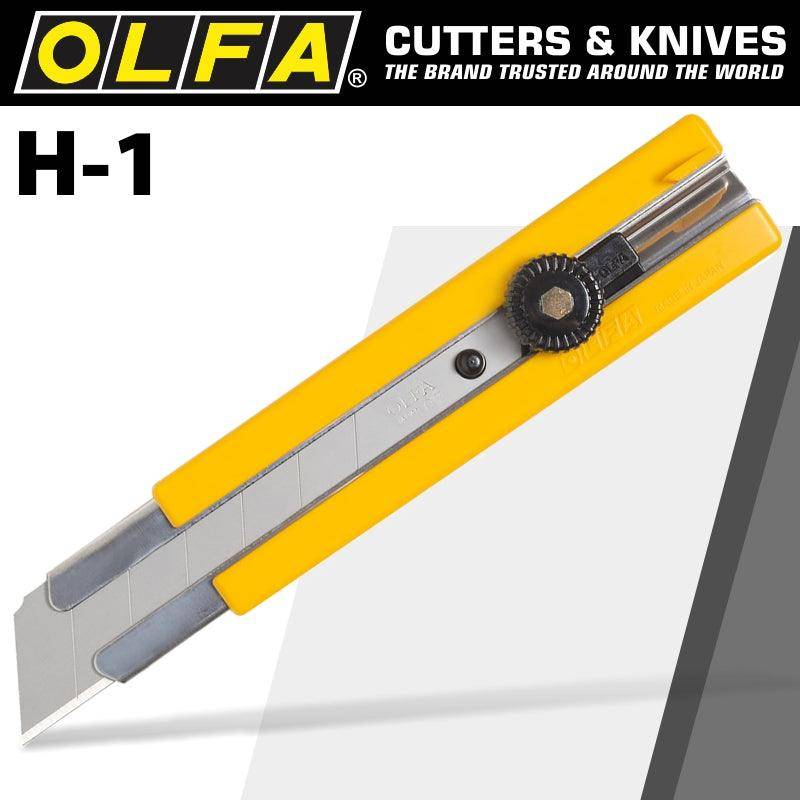 Olfa Olfa Cutter Model H 1 Extra Heavy Duty Snap Off Knife Cutter 25 Mm