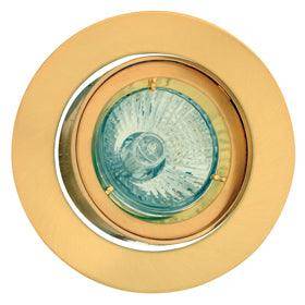 Tilt Twist D/Light 94mm Dia Polished Brass