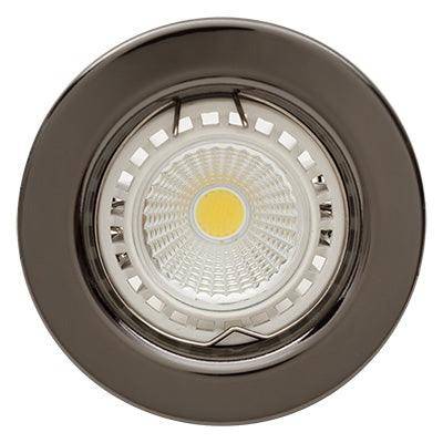 Straight Round D/Light 80mm Dia Gun Metal