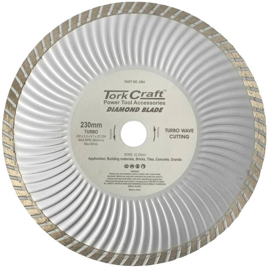 Tork Craft Diamond Blade Turbo 230 Mm