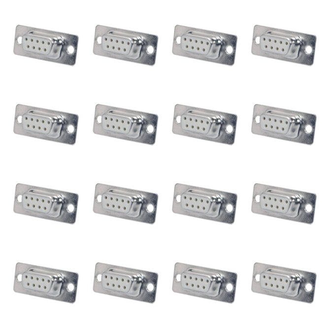 Socket D Sub 9 W P/M Solder Metal 50 P/Tray Db 9 S