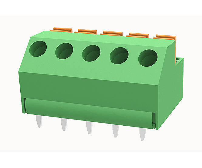Pcb Spring Terminal Block 5 W Pitch=5.08mm Green Dg237 5.08 05 P 14 00 Z(h)
