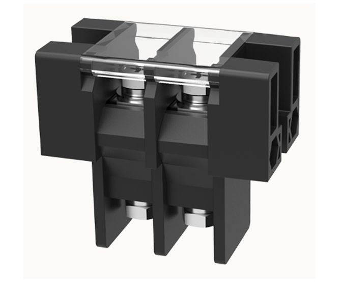 Hi Current Barrier Block 75 A 2 W P/Mnt W/Clear Cover Dg75 A 02 P 13 00 A(h)