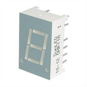 7 Segment Led Display Ca Red 11mm Dhr11 A