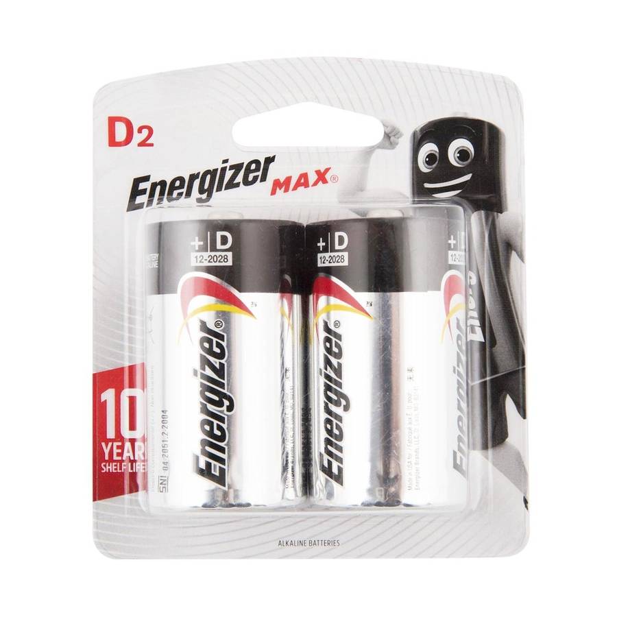 Energizer Energizer Max D 2 Pack (Moq 6)