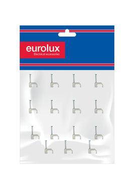 Cable Clips Flat 8mm Qty.100 Loose