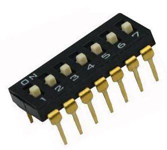 Dip Switch 7 Pole 100m A L/Pro Eah107 E99 *D*