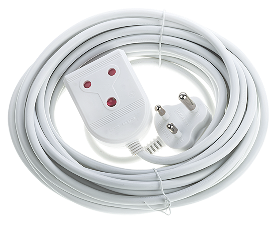 Extension Lead 16 A 10 M White E/Mate