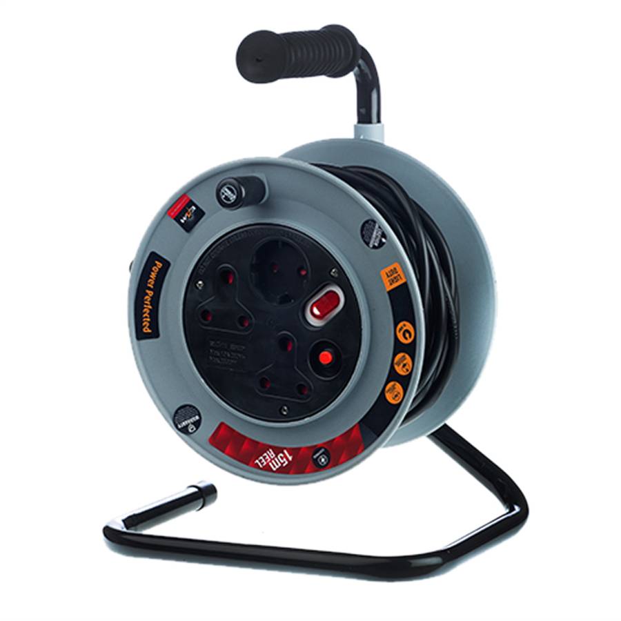 Reel Ext. E/Mate Pvc 10 A 15 M