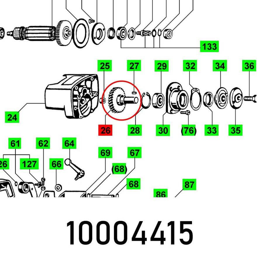 Festool Spindle Csp 132 E Vollst.