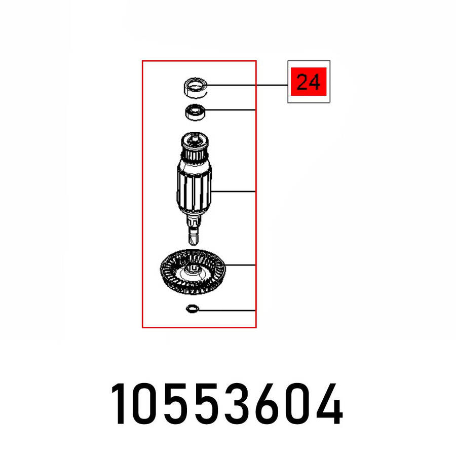 Festool Rotor Set Mx 1200/2 E Ef Et Bg