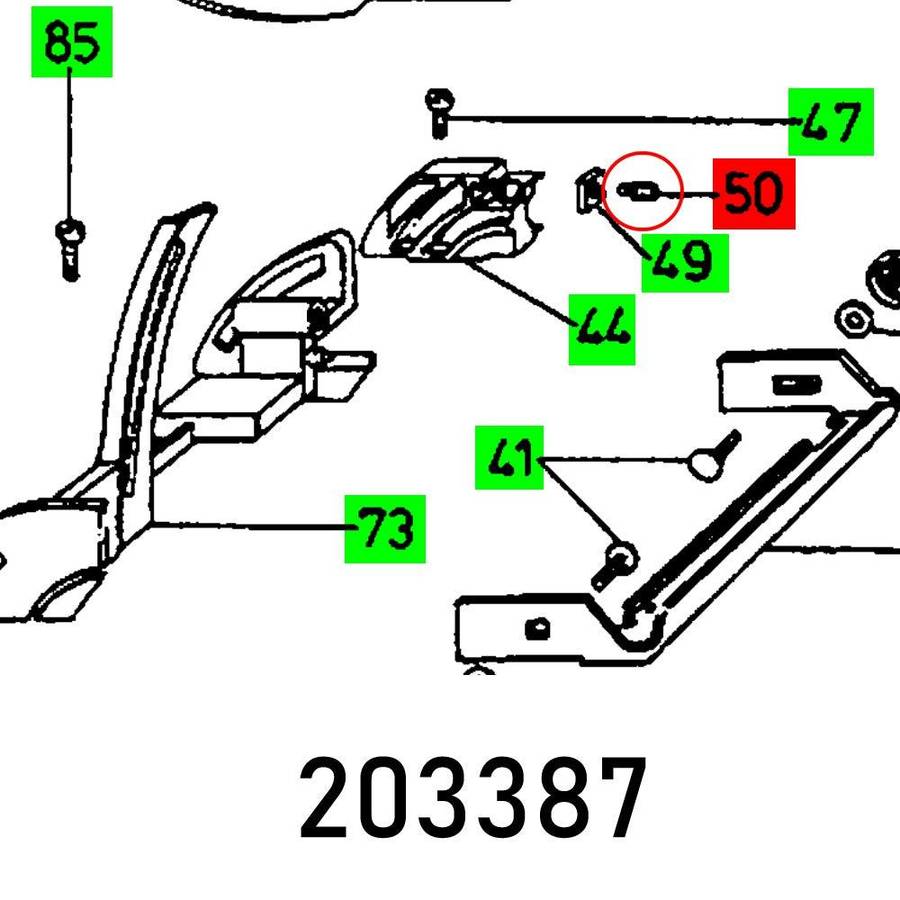 Festool Grub Screw Din 915 M4 X12 45 H Tuf