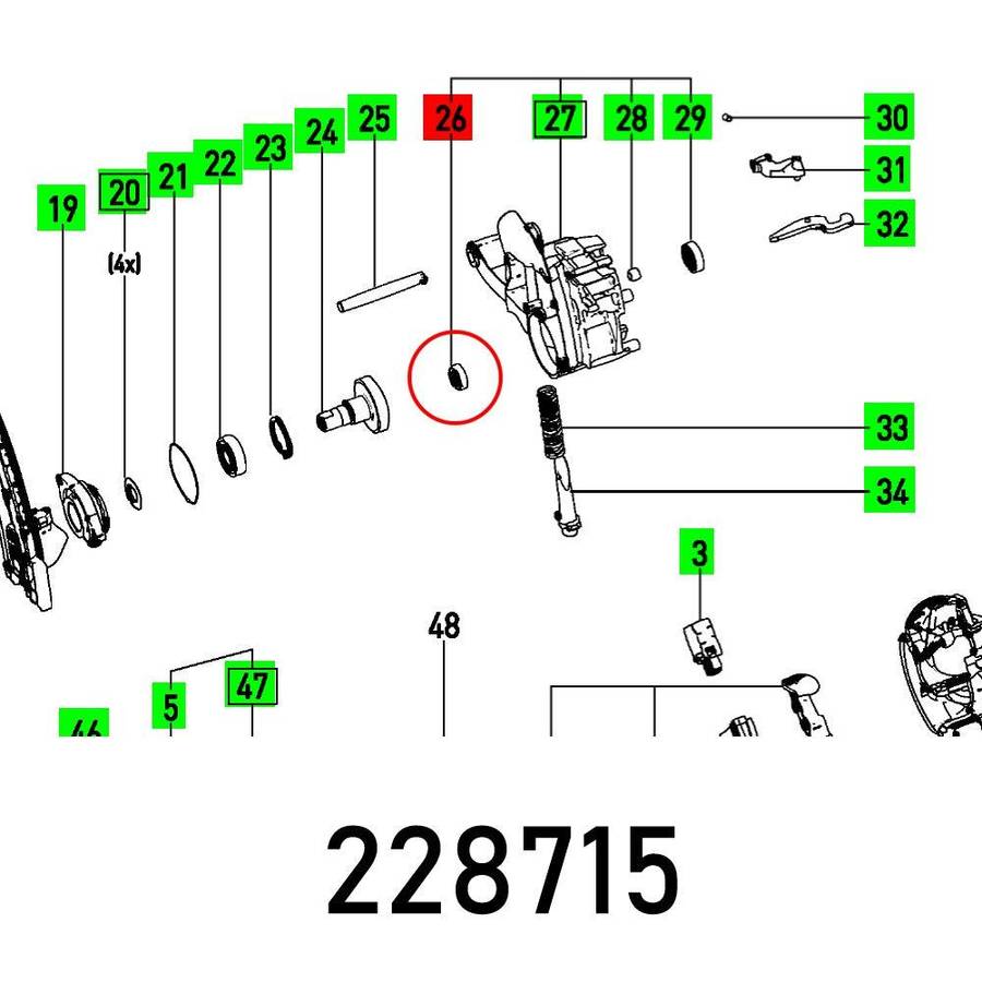 Festool Ball Bearing 608 Din 625