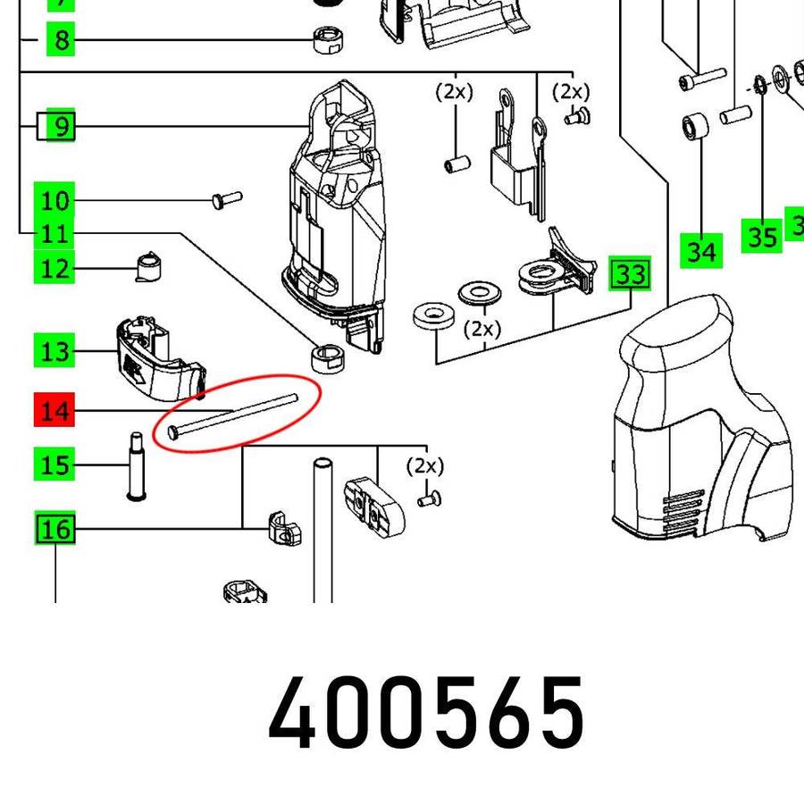 Festool Oval Head Screw Pt 3,5 X70 Kt15