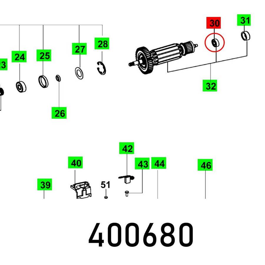 Festool Ball Bearing 607 T1 Xdd12 Mc5 E D8 Sl5