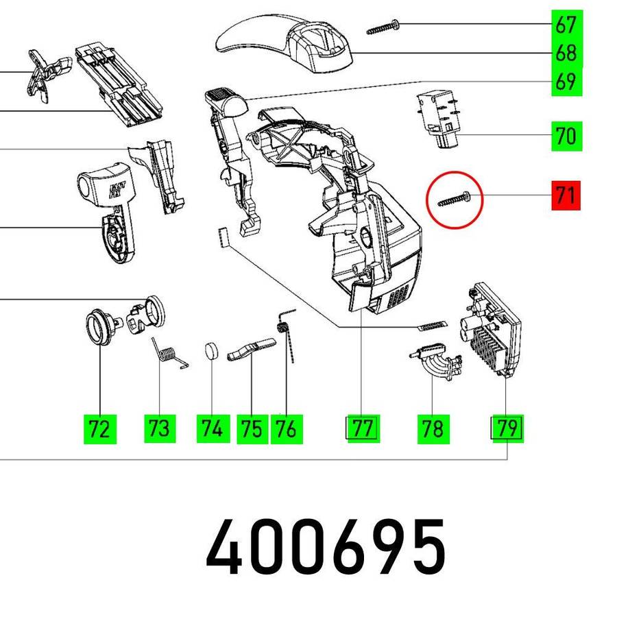 Festool Oval Head Screw Pt 4,0 X25 T10