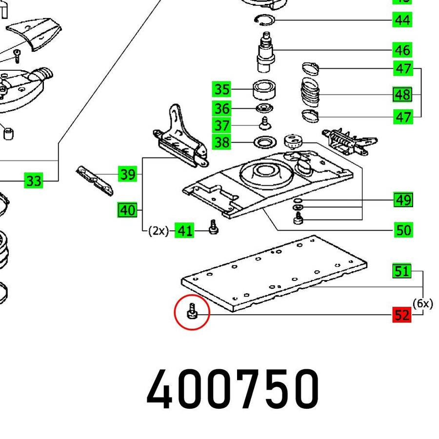 Festool Oval Head Screw M4 X10 Pr30
