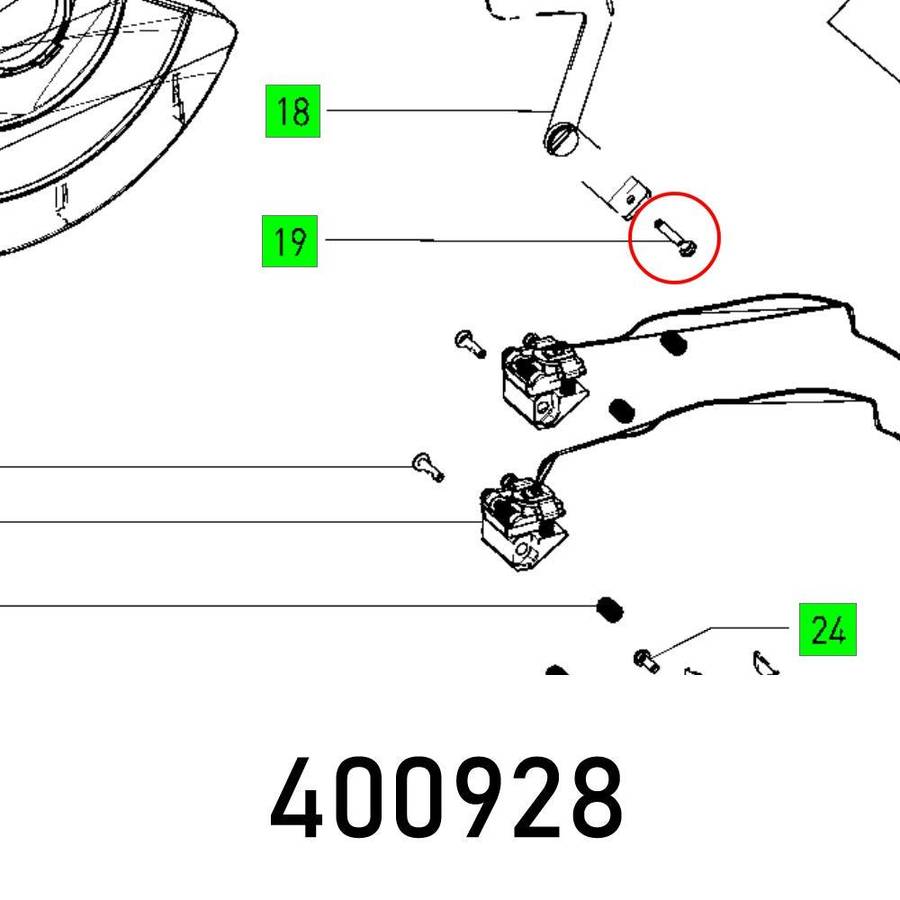 Festool Oval Head Screw M4 X25 Taptite T15