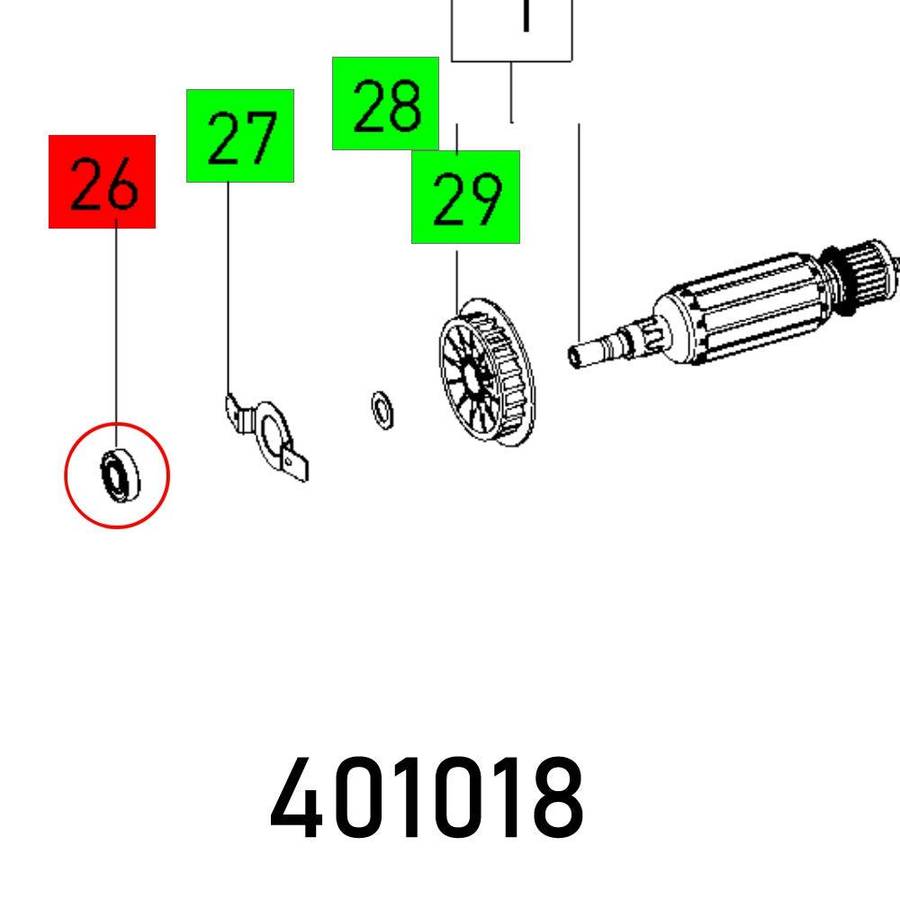 Festool Ball Bearing 6900 Dd C3 Mc5 Ea 3 Nsk