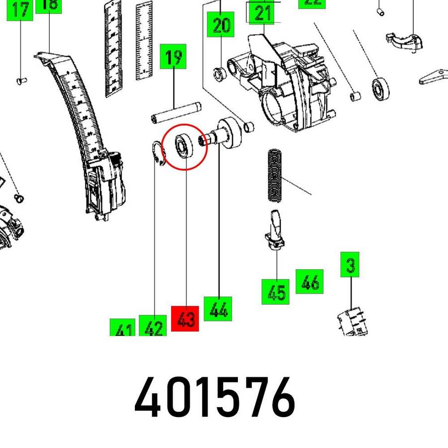 Festool Ball Bearing 6001 2 Rs Din 625