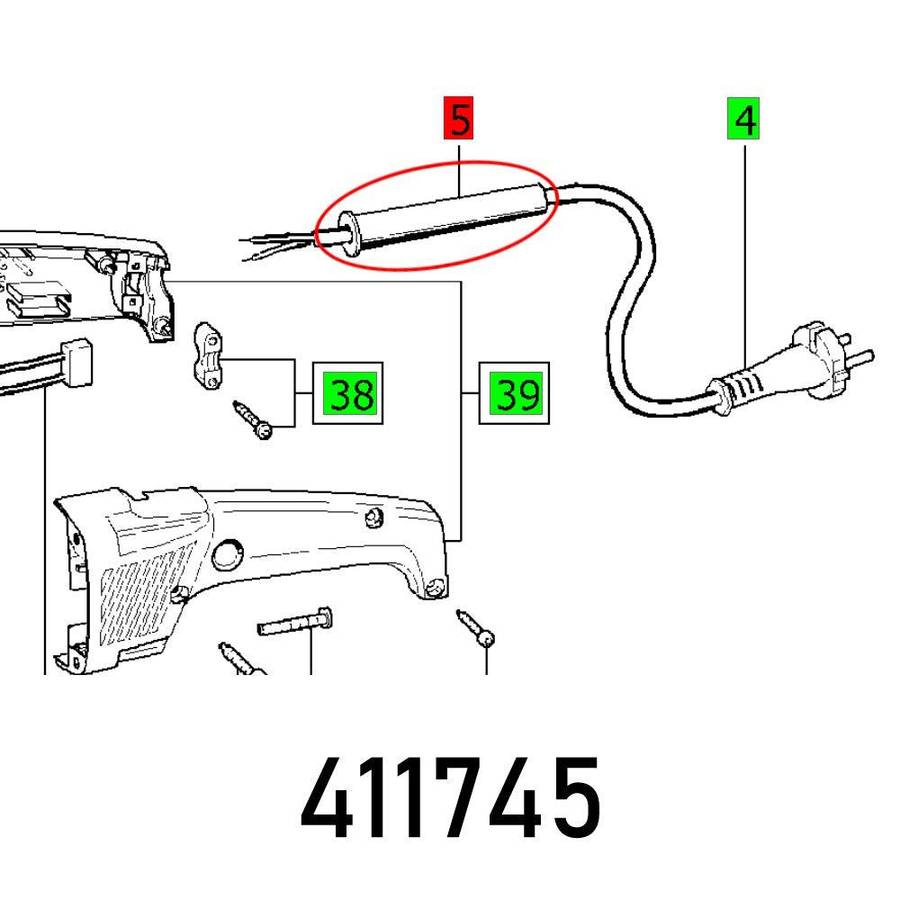 Festool Cable Sleeve Ws 0904 103.519