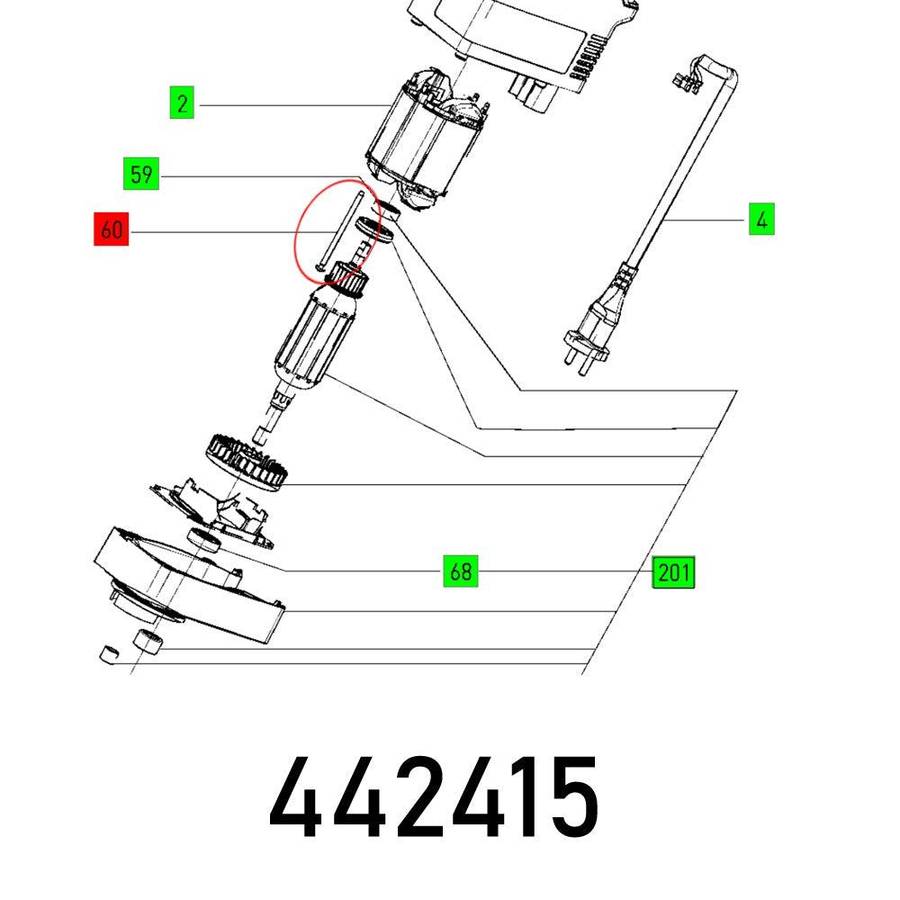 Festool Oval Head Screw Pt 4,0 X70 Kt15