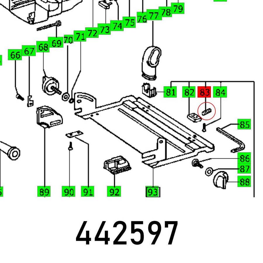 Festool Grub Screw Din 551 M6 X12 14 H