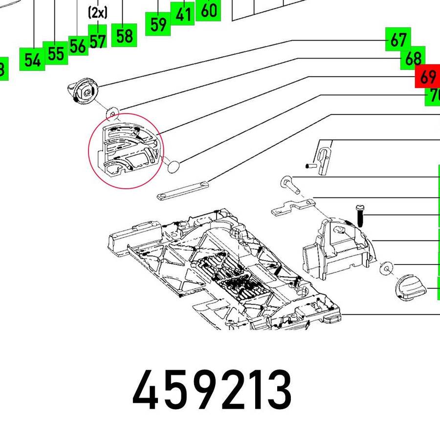 Festool Pivot Insert Ts55 Ebq