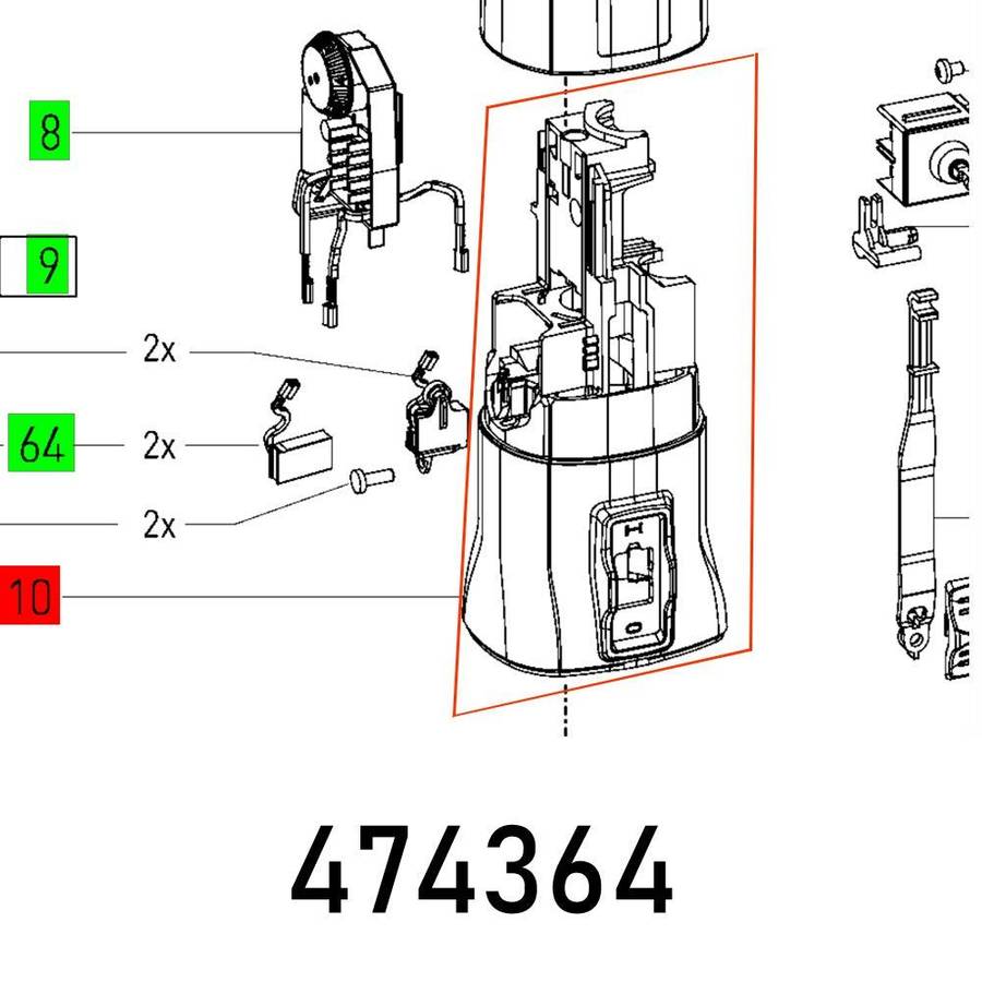 Festool Motor Frame Ps 300 Eq