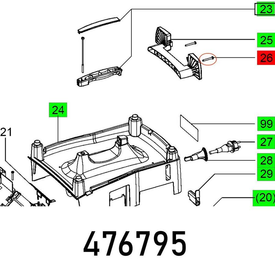 Festool Oval Head Screw Pt 5 X30 Pzv