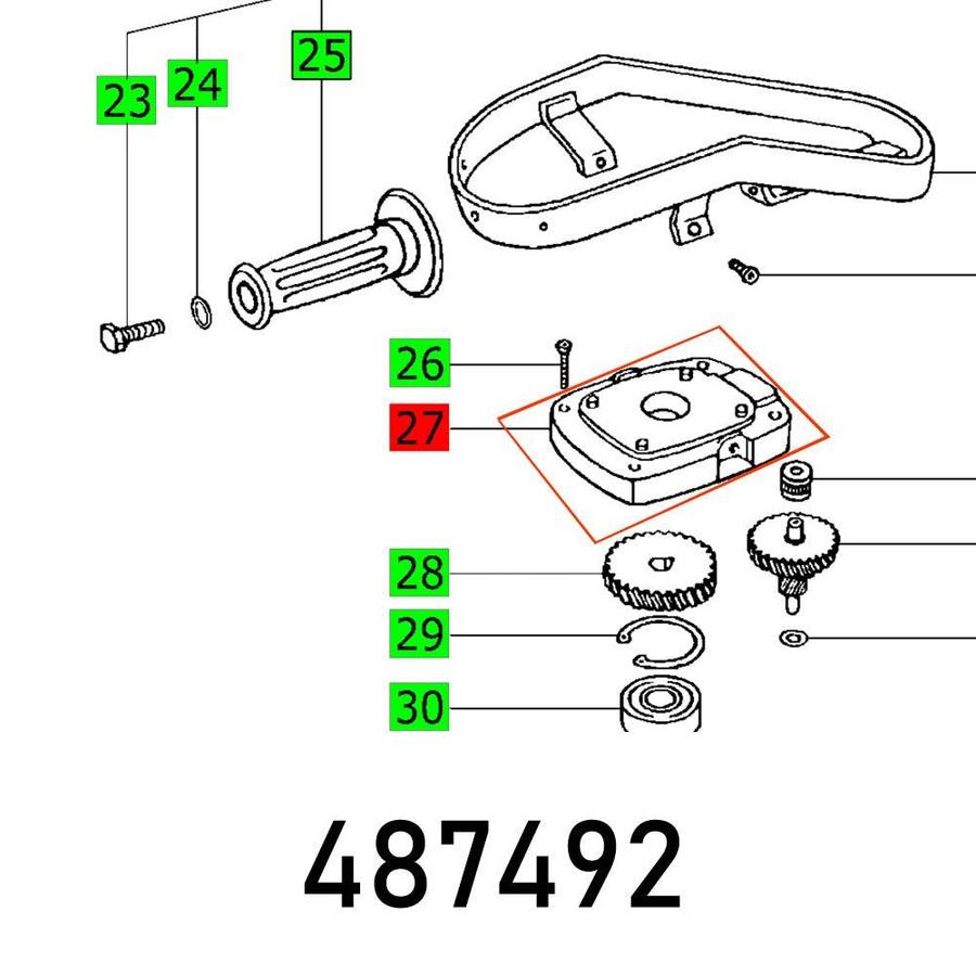 Festool Bearing Cover Rw 900 E Vollst