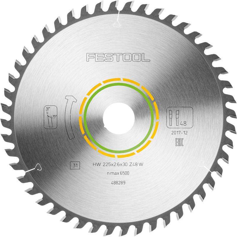 Festool Saw Blade Hw 225 X2,6 X30 W48