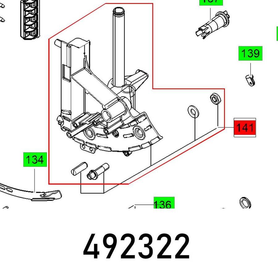 Festool Pivot Insert Cs 50 Eb