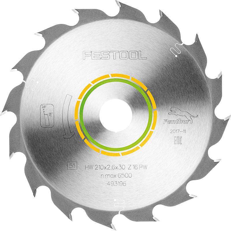 Festool Saw Blade Hw 210 X2,6 X30 Pw16