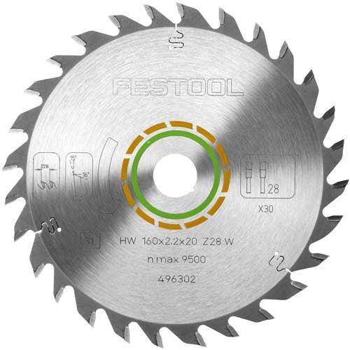 Festool Saw Blade 160 X2,2 X20 W28 496302