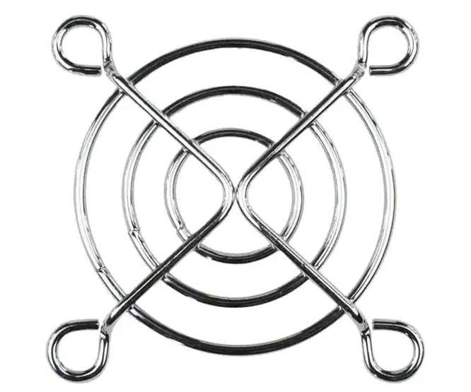 Chrome Metal Finger Guard For 70mm Fan 230297