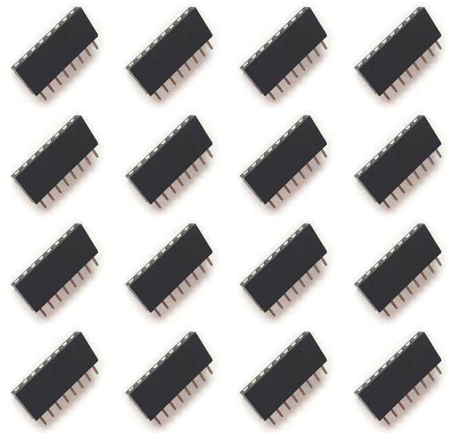 2.54mm Housed Socket Sil Str 20 Way 160/Tray Fhc85 120 Sgoa1