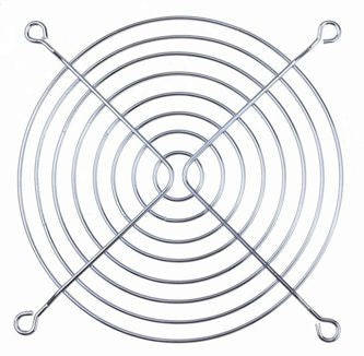 Chrome Metal Finger Guard For 120mm Fan Bulk 170618