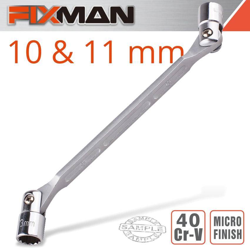 Fixman Fixman Hinged Socket Wrench 10 X11 Mm