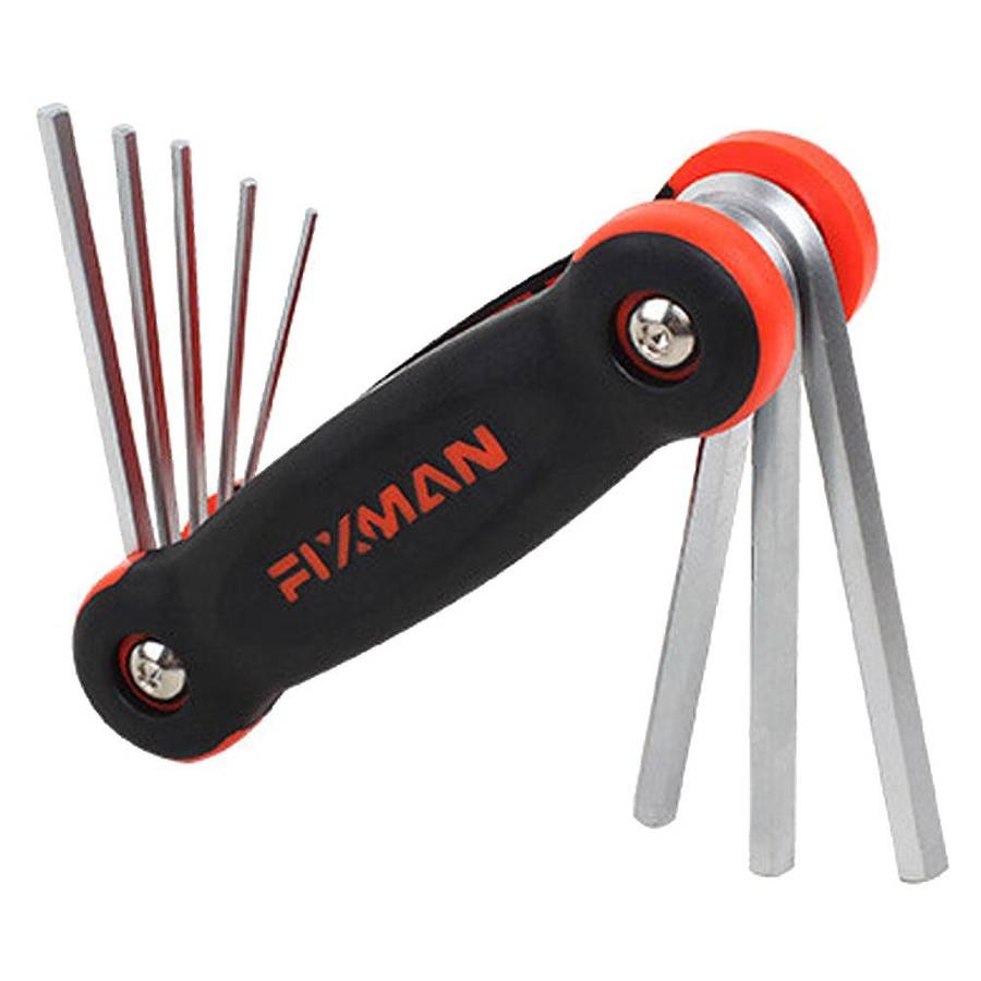 Fixman Fixman Hex Key Wrench Set 9 Pce (H5/64 H3/32 H1/8 H9/64 H5/32 H3/16 H7/