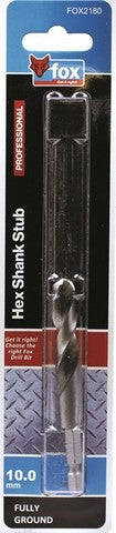 Drill Stub Fox Hss Hex 10.0 X89 Mm Xxx