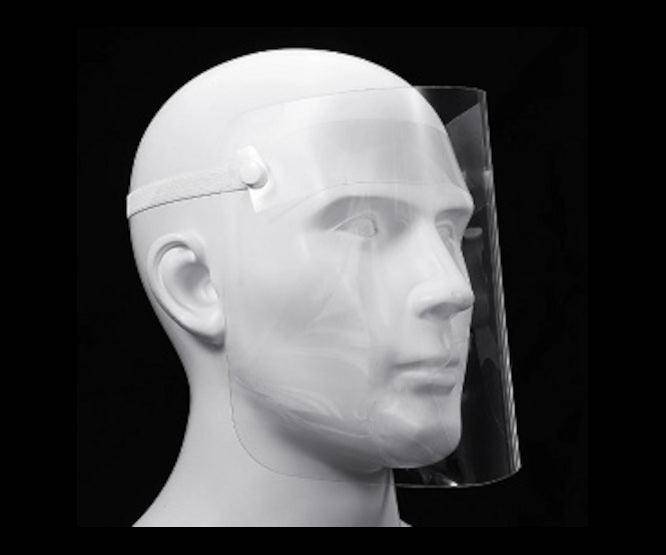 Clear Face Shield 0.5 Mm Sponge & Rubberband Face Shield 1