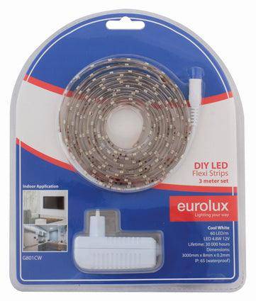 Led Strip Diy Kit 3m 4.8 W/M Cw Ip65