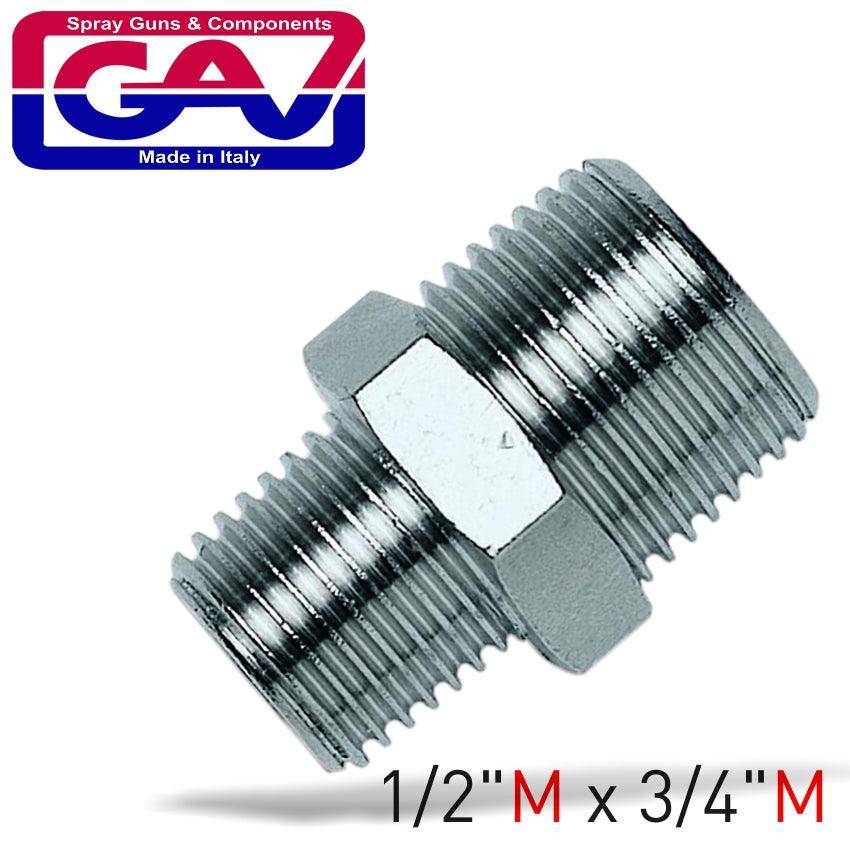 Gav Taper Reducer Nipple 1/2'x3/4'm/M
