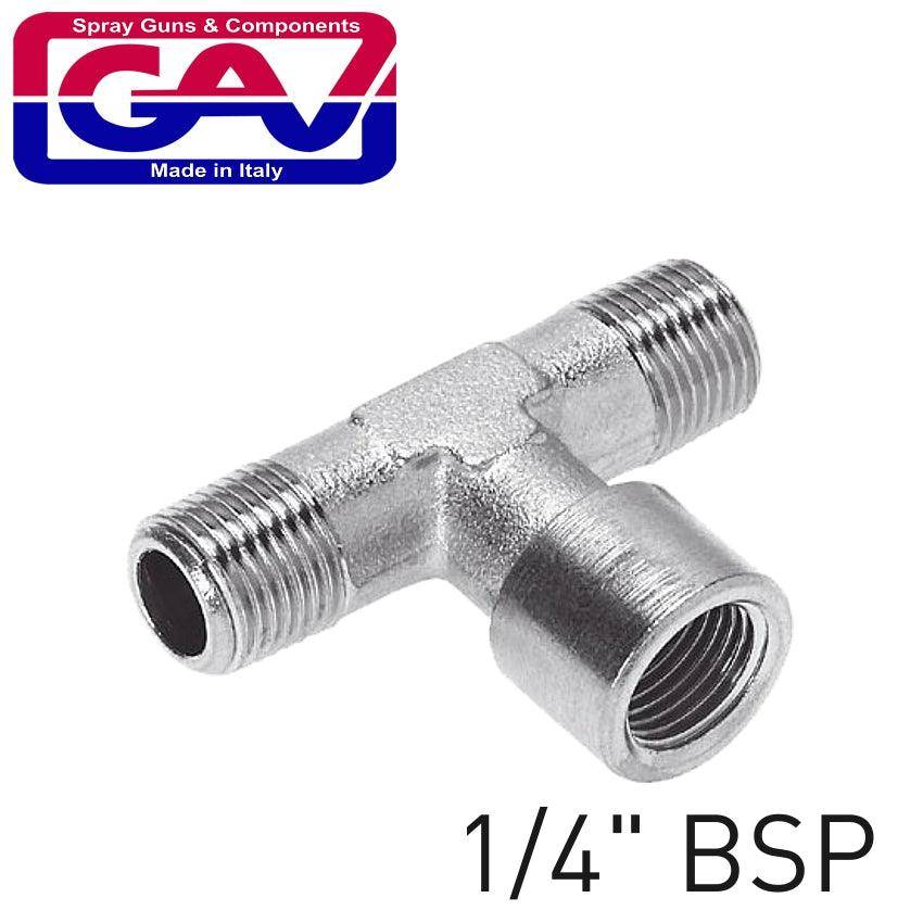 Gav T Connector 1/4' Mfm