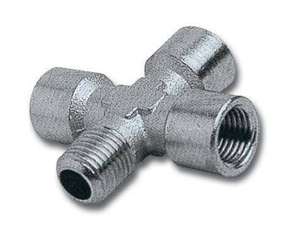 Gav 4 Way Connector 1/4'3 F/1 M Packaged