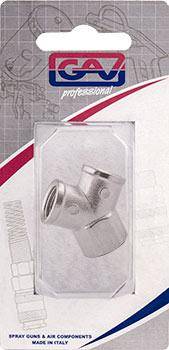Gav Y Connector Fff 1/4' Packaged
