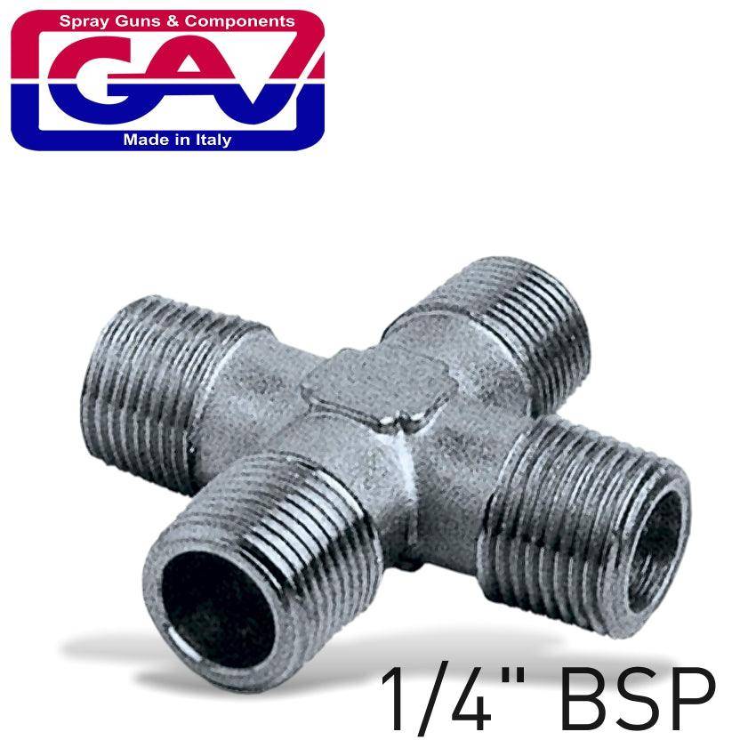 Gav 4 Way Connector 1/4' Mmmm